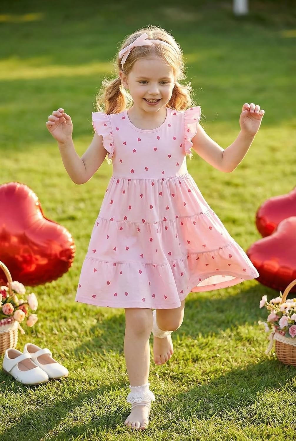 Girls Dress Toddler Kids Flutter Sleeve Summer Dresses Unicorn Swing Casual Sundress Party Playwear Holiday Clothes - Image 7