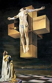 Get Custom Art - Salvador Dali, Crucifixion - Poster Print, Famous Paintings Wall Art Décor (24x36 inch)