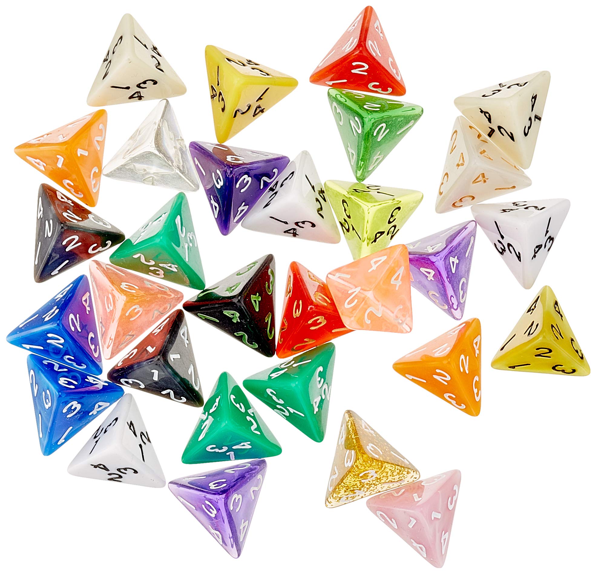 Dice4friends Würfelset D4 Mix-Set 70783 Product Description