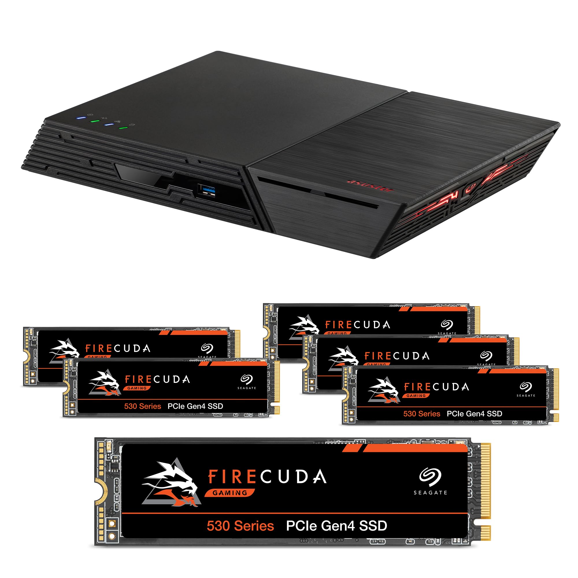 ASUSTOR ASUS子会社 SSD NAS 6ベイ FS6706T 新品 Asustor FS6706T Flashstor 6, 6 Bay NAS, Quad-Core 2.0GHz, Dual 2.5