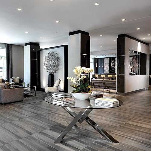 Miniatura 2 de WAC Lighting R3ASDL-F927-BK Aether Square - Moldura invisible con luz LED de inundación de motor de 40 haces 2700 K blanco cálido 90CRI, negro