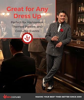 Morph 1920s Gangster Costume Men, 1920s Mens Costume, Mobster Costumes, Gangster Costumes Men