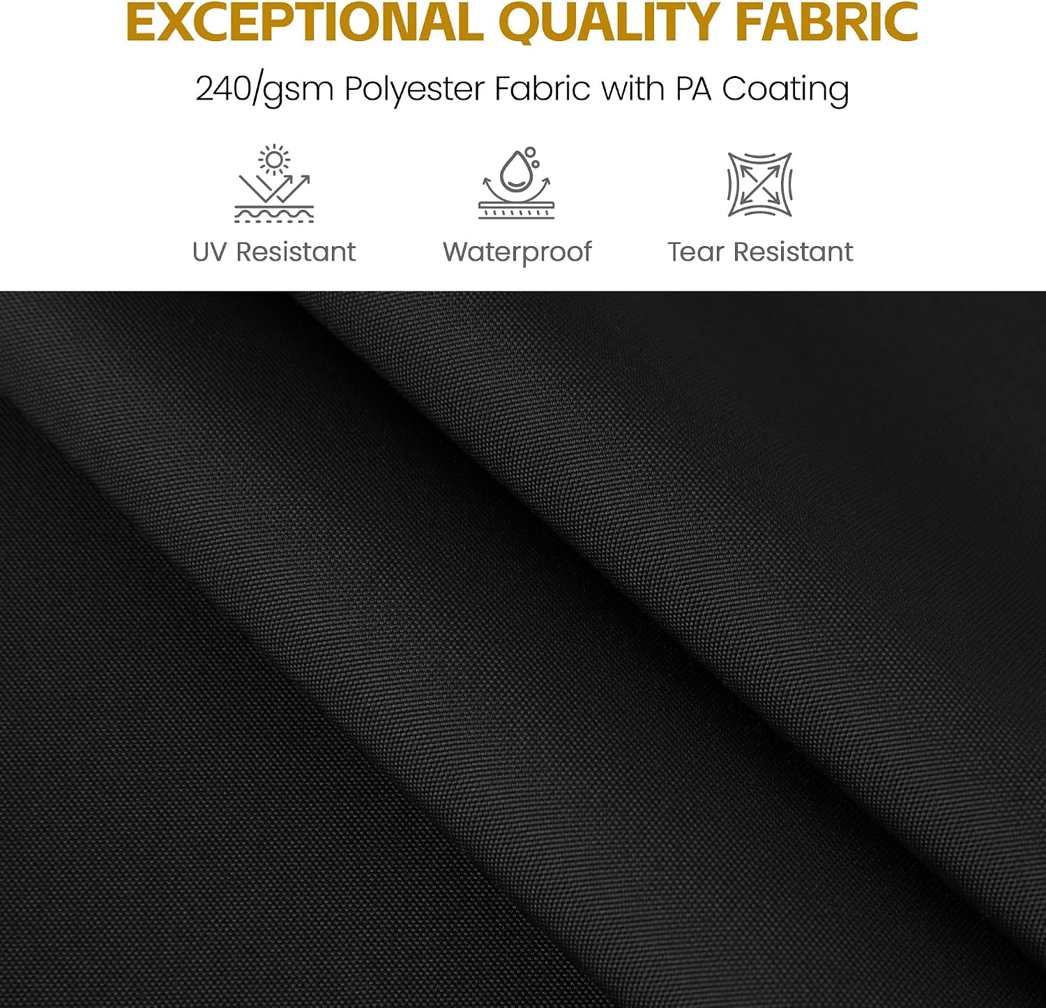 HASLE OUTFITTERS 9x12 FT Patio Cantilever Umbrella with Base, Outdoor Offset Large Rectangular Heavy Duty Umbrellas with 360° Rotation for Pool Garden Deck，Black