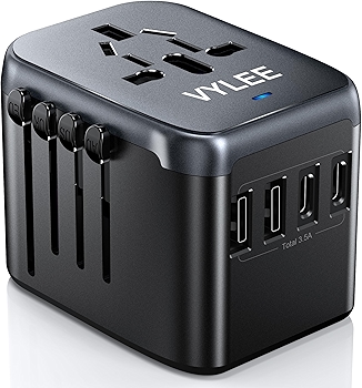 VYLEE Universal International Travel Plug Adapter
