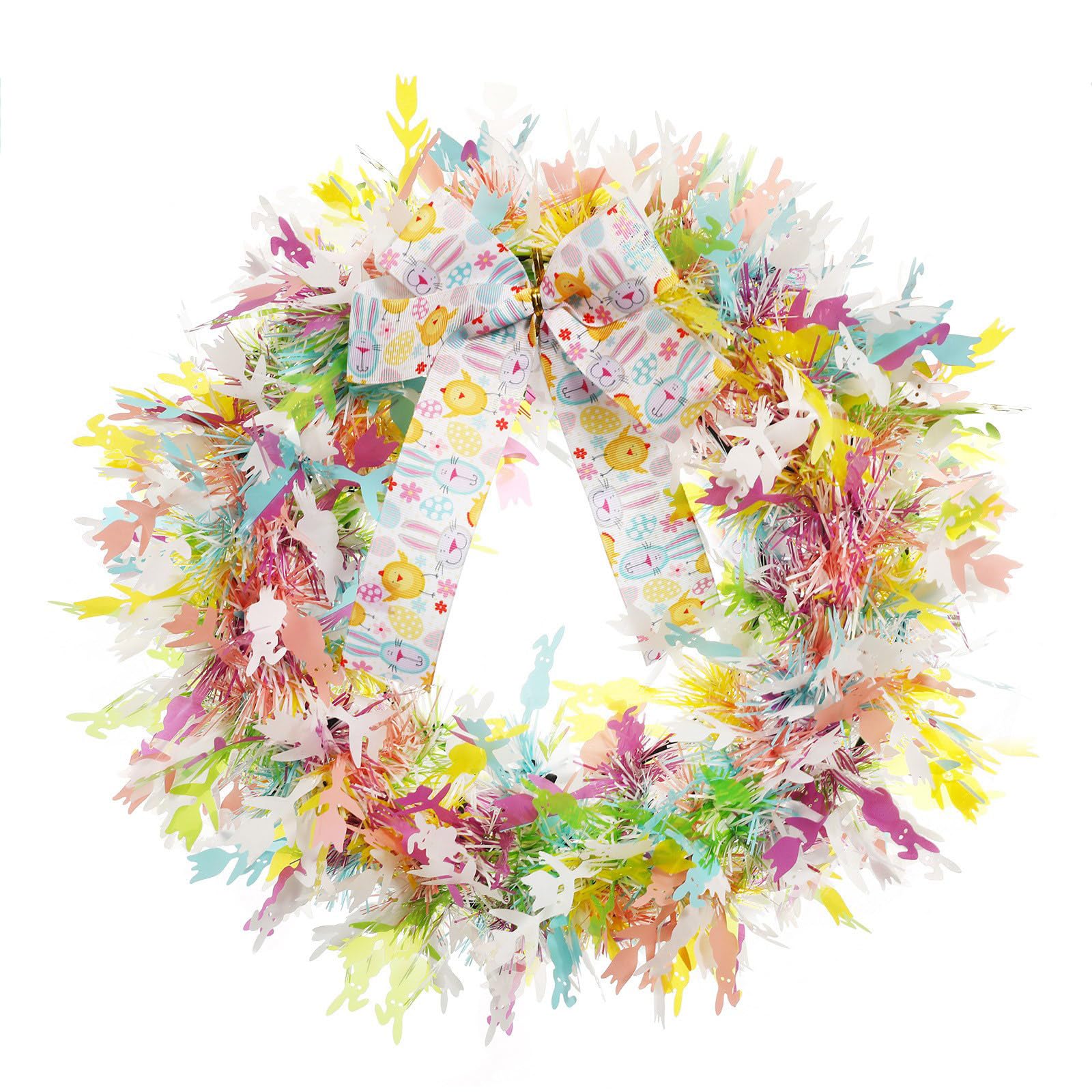 Kalttoy Wreath Door Hanging Decoration Artificial Wreath for Front Door Porch Wedding Indoor and Outdoor Decoration