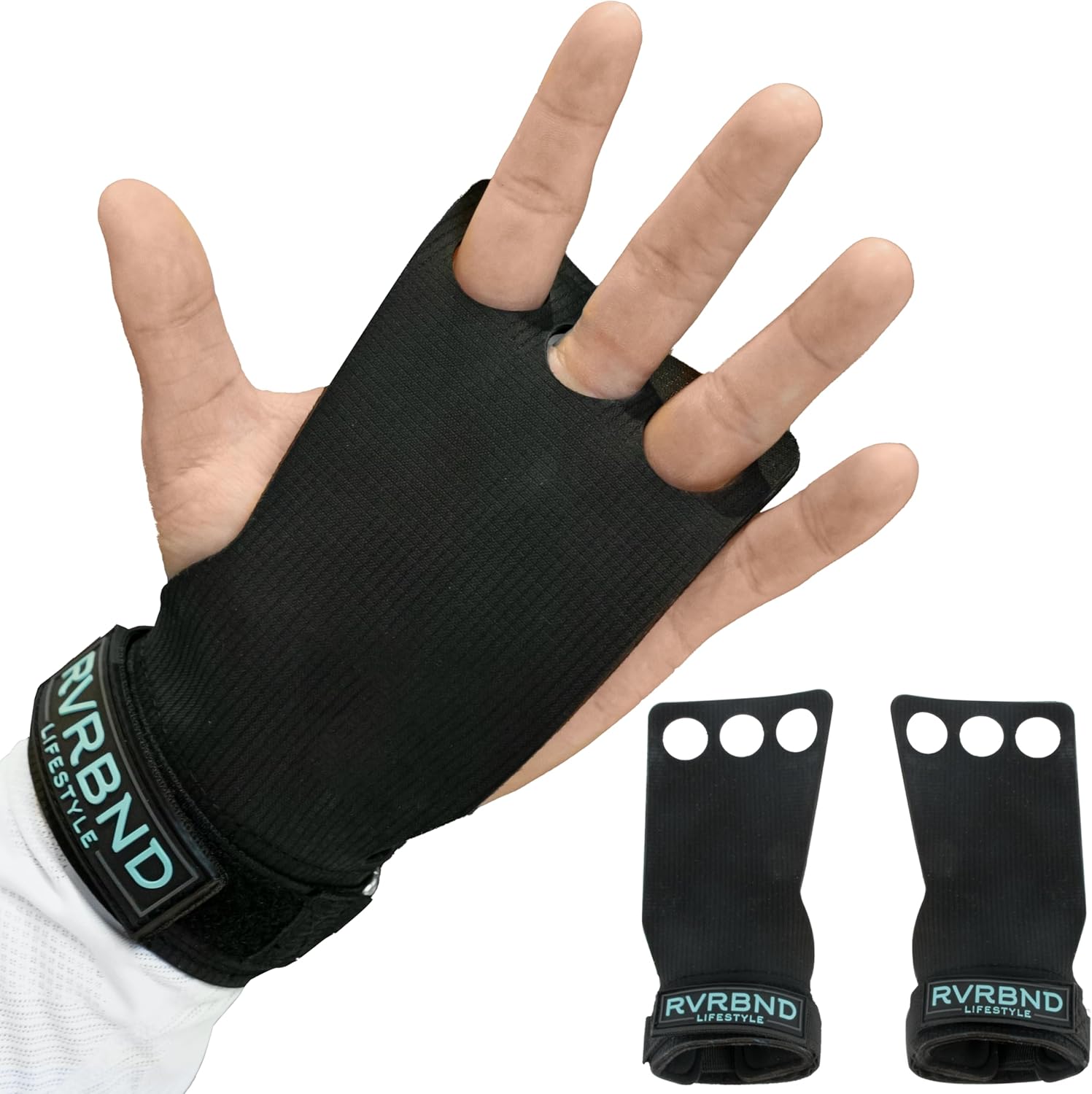 RVRBND LIFESTYLE 3 Hole Rubber Carbon Hand Grips for