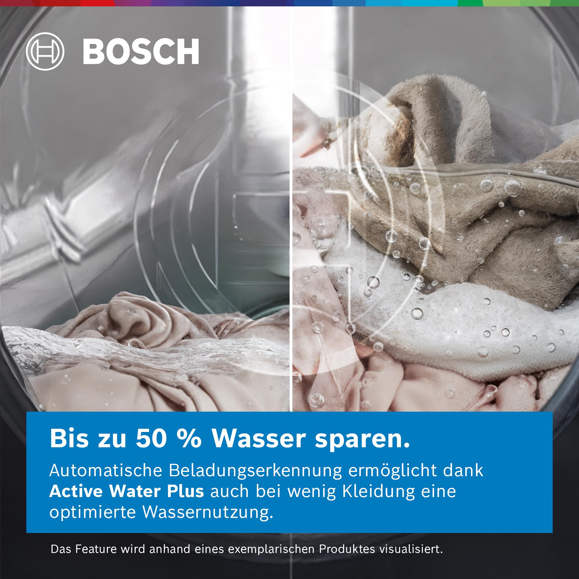 Bosch Serie 4 Waschmaschine 8 kg 1400 UpM WAN282K4