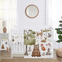 Sweet Jojo Designs 6-Piece Baby Crib Bedding Set Woodland Animals for Boys or Girls Infants Nursery incl Blanket