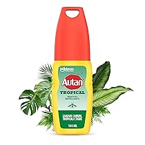Autan Tropical Vapo, Spray Antizanzare, Repellente Zanzare Azione Protettiva Duratura, Fino a 8h di protezione, Adatto a Viaggi in Luoghi Tropicali, Efficace contro Virus West Nile, 1 Conf. da 100ml