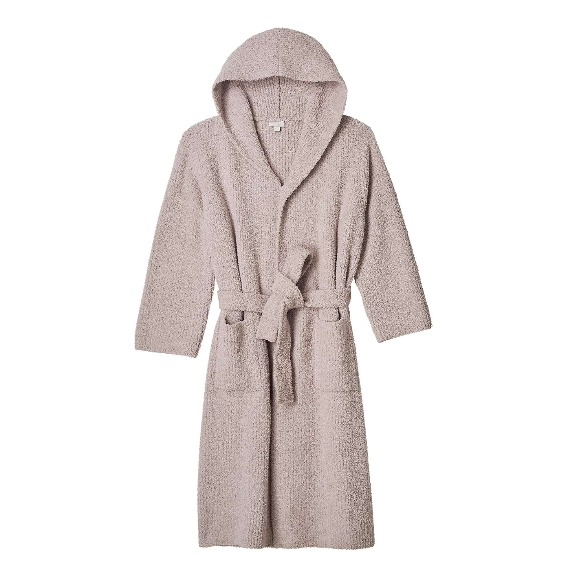 Barefoot Dreams Silver Ice Cozychic® Ribbed Hooded Robe