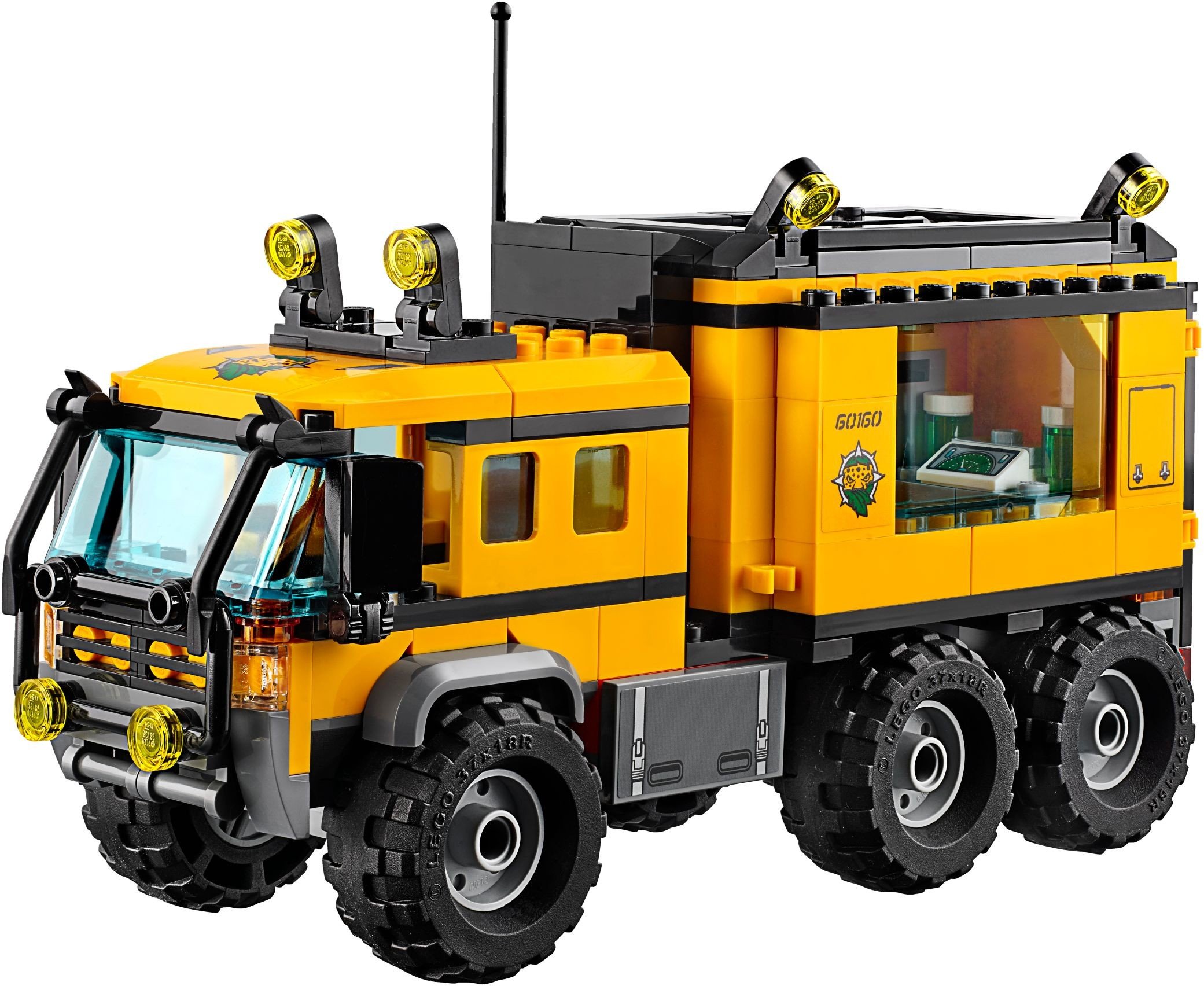 LEGO レゴ レゴシティ 街シリーズ ジャングル探検移動基地 組み立て 