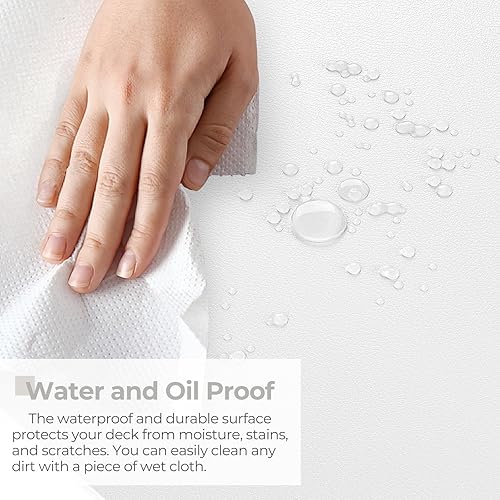 Miniatura 4 de Alfombrilla de mouse de corcho natural, alfombrilla de escritorio, alfombrilla de escritorio de piel sintética en la parte superior del escritorio,