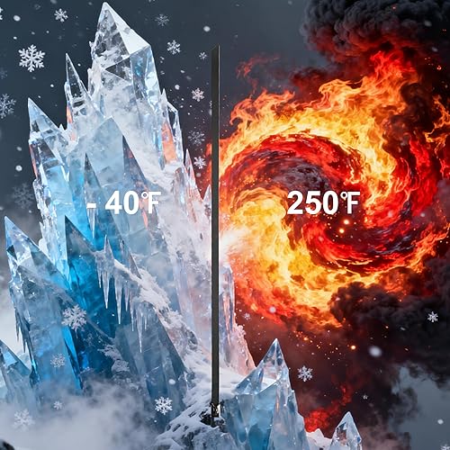 Miniatura 5 de Paquete de 99 bridas de acero inoxidable niqueladas, paquete de 99 bridas de metal de 0.18 x 11.8 pulgadas, paquete de autobloqueo resistente para