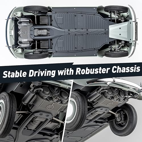 Miniatura 6 de RocHobby 112 RC Crawler The Peoples Car RTR gris RTR 4-RWD Offroad Truck Modelo Hobby Car RC Car Control remoto Car 4-Ch y 24GHz Transmisor para