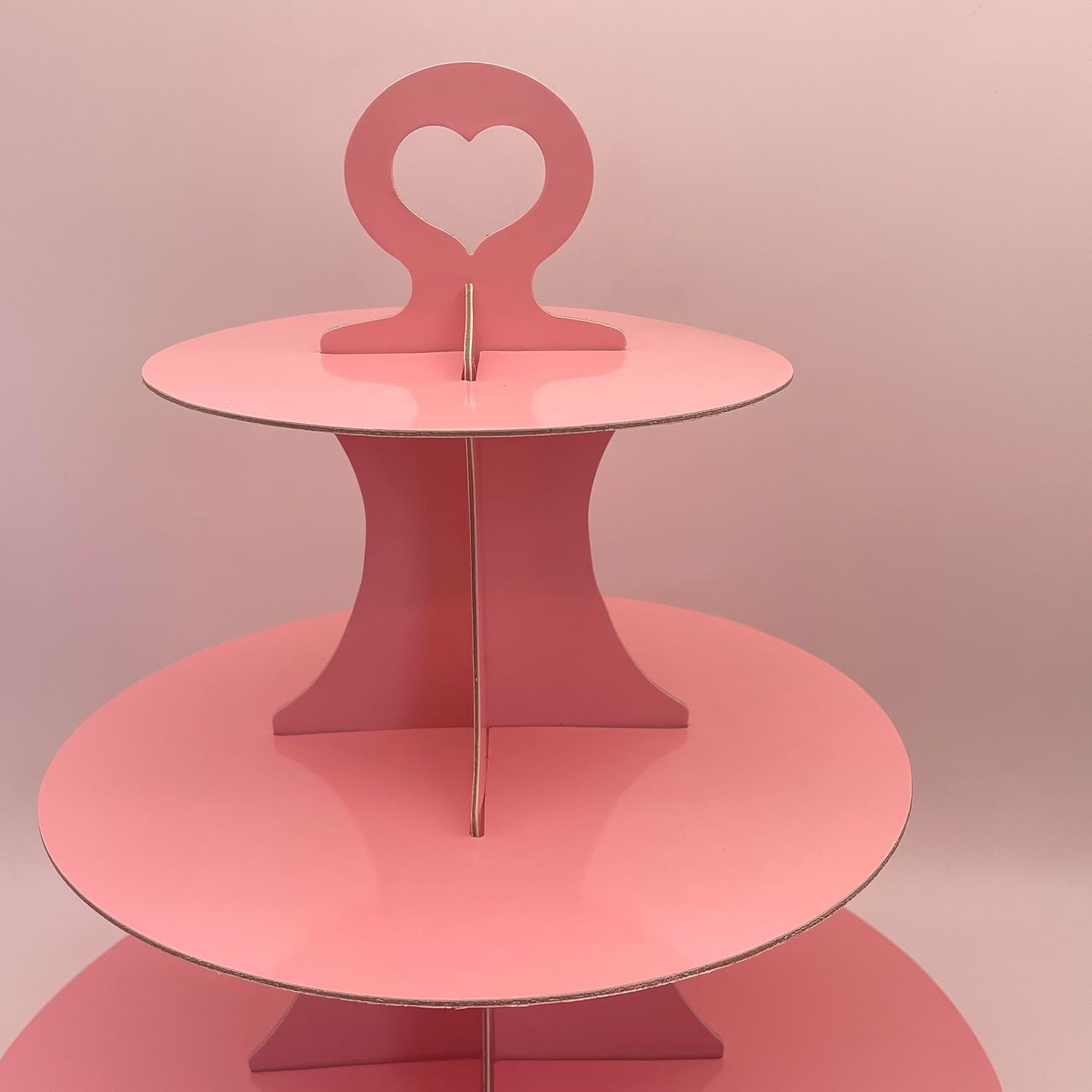 2 Pack Cupcake Stand for 24 Cupcakes 3-Tier Cake Stand Cardboard, Perfect for Wedding, Birthday Party, Baby Shower and Graduation