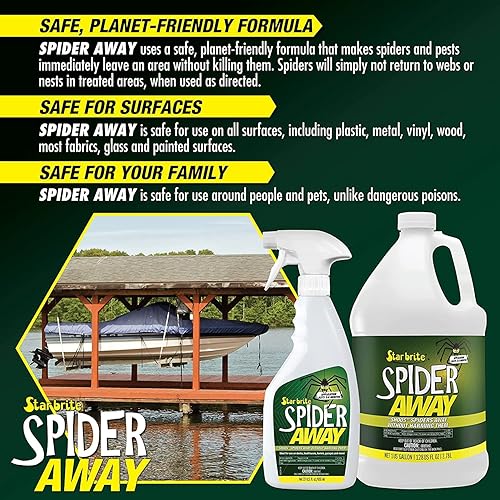 Miniatura 4 de STAR BRITE Spider Away  Simplemente ahuyenta a las molestas arañas y mantenlas alejadas  Ideal para hogares, garajes, muelles, patios, casas