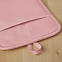 Vista 4 de KitchenAid Juego de 2 soportes para ollas de silicona suave acanalada, rosa seca, 7 x 9 pulgadas