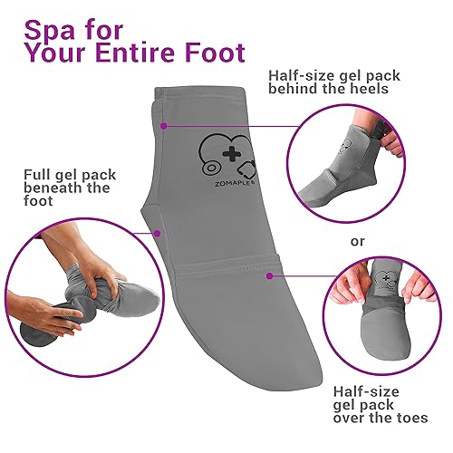 Miniatura 5 de Calcetines de terapia de frío para mujeres y hombres, calcetines de enfriamiento perfectos para fascitis plantar, neuropatía, recuperación de