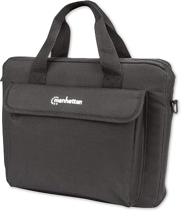 Manhattan 12.5 Inch Laptop Briefcase Shoulder Bag - Ultra-Lightweight - for Carrying Laptop, Notebook, Macbook, Tablet - Black, 439862