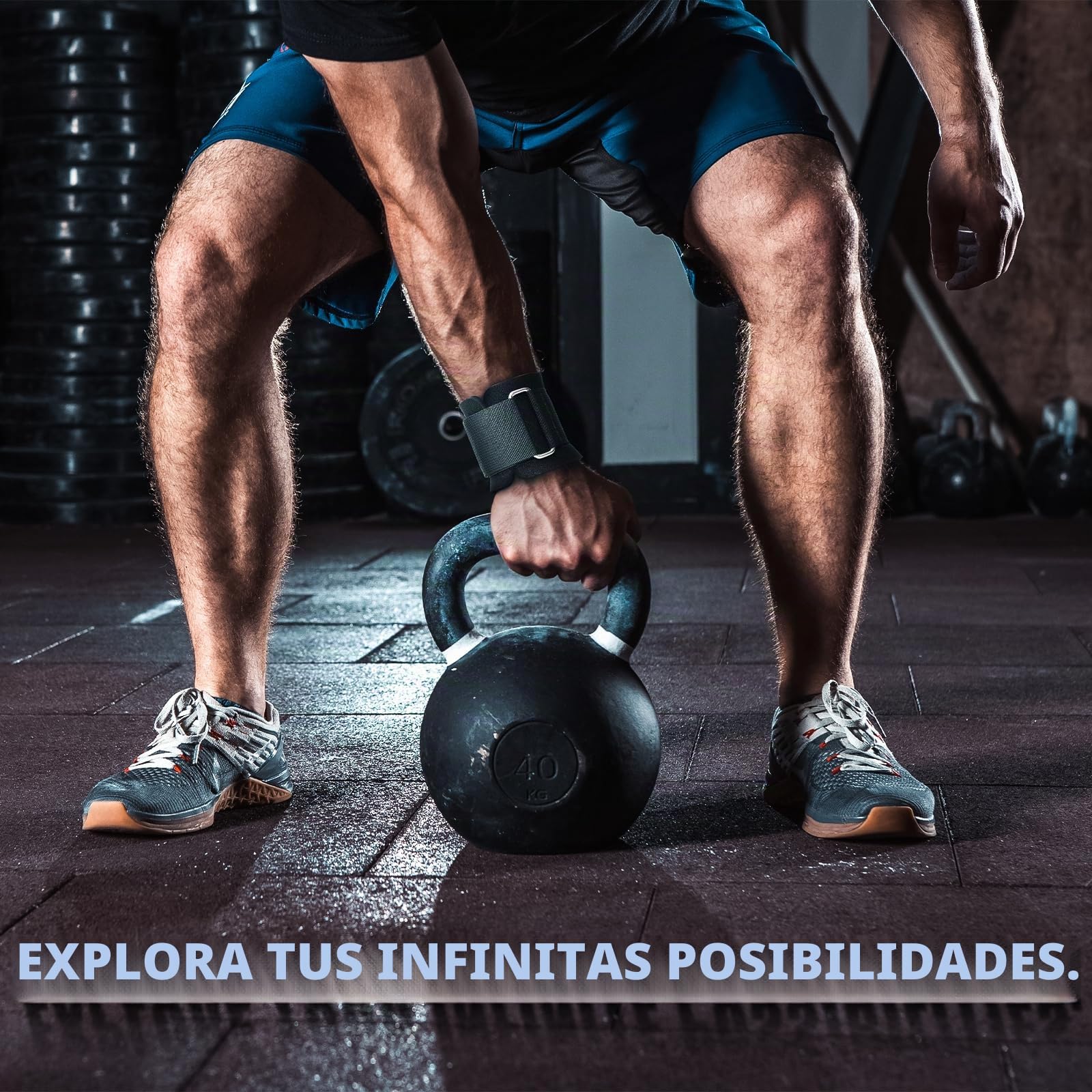 RitFit Correas de levantamiento + protector de muñeca para levantamiento de pesas, culturismo, MMA, levantamiento de potencia, entrenamiento de fuerza ~ hombres y mujeres