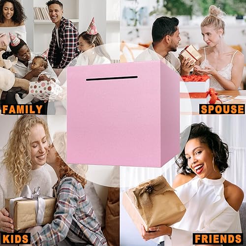 Miniatura 7 de Alcancía irrompible para adultos, hucha irrompible hecha de acero inoxidable para adultos, alcancía para dinero en efectivo (4.72 pulgadas, rosa)