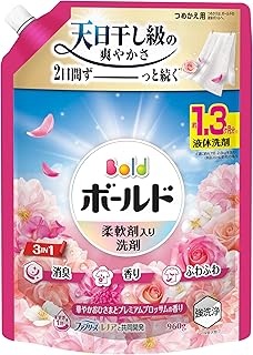 Bold ボールド 柔軟剤入り 洗濯洗剤 液体 華やかおひさまとプレミアムブロッサムの香り 詰め替え 960g