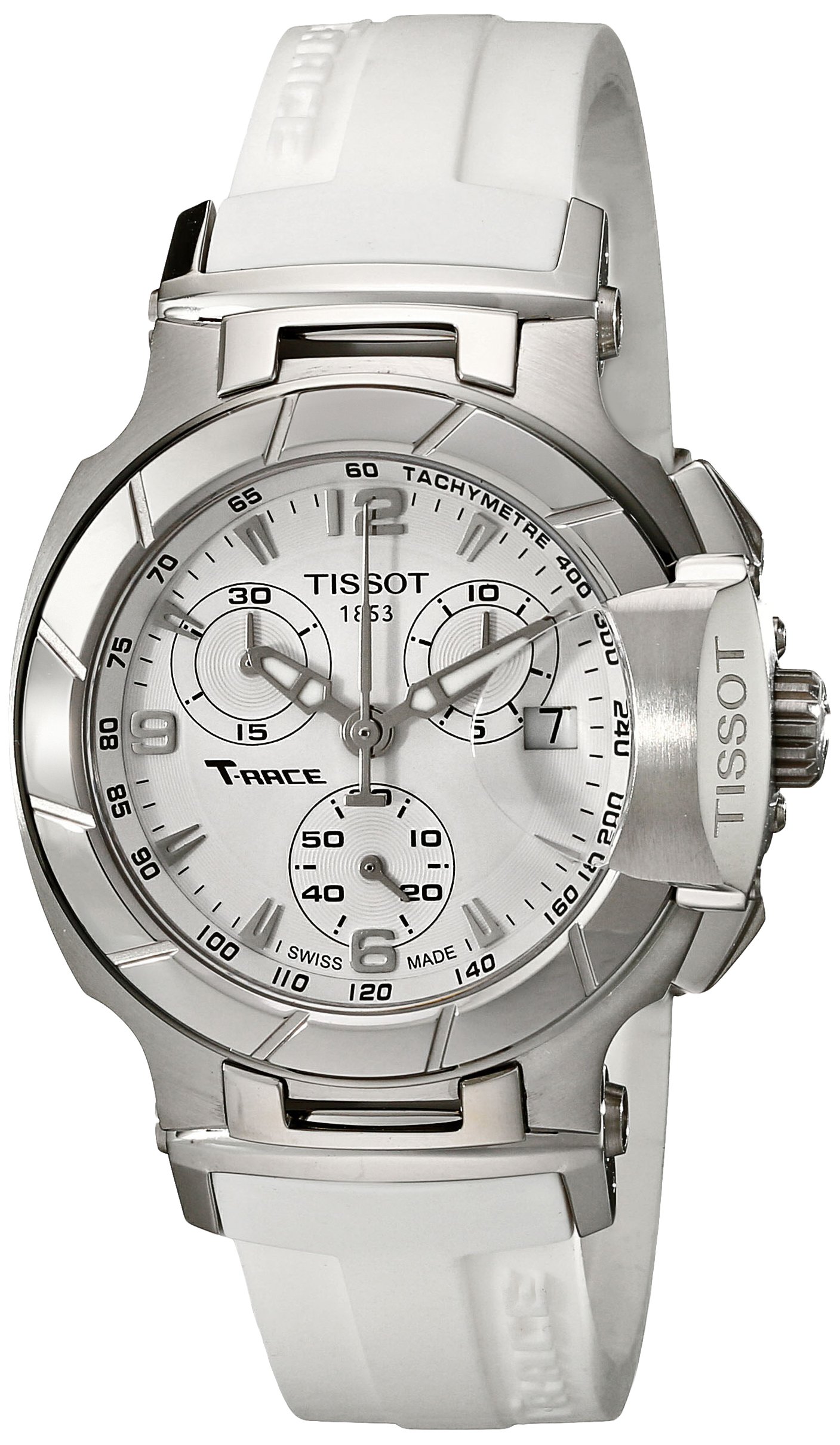 T048.217.17.017.00 Tissot Women's White Dial T Race Watch