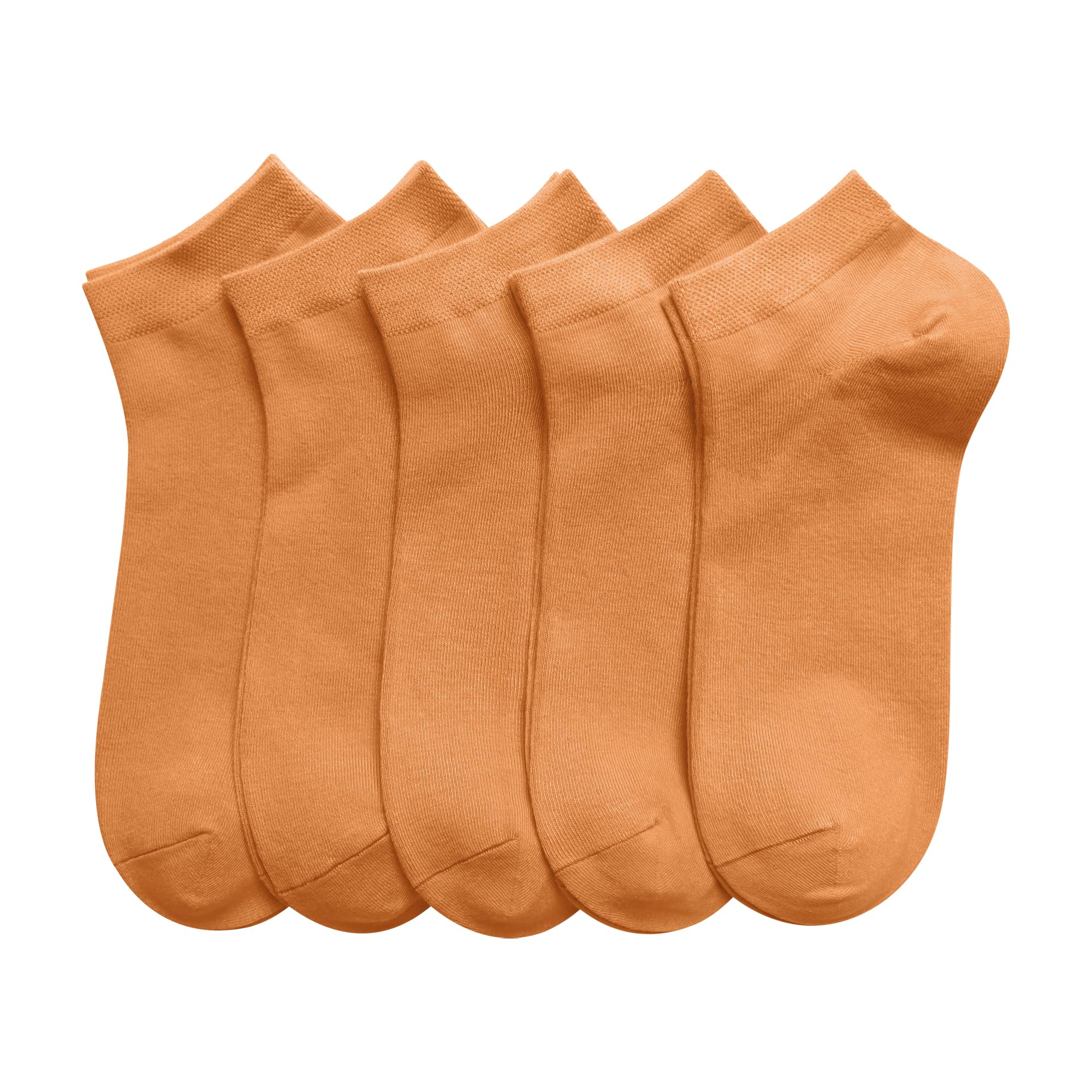 SERISIMPLE Women Viscose Bamboo Ankle Socks Low Cut Thin Sock Lightweight Pastal Color Soft Sock 5 Pairs