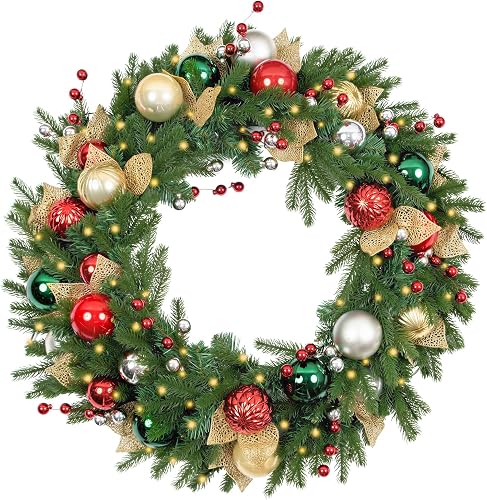best outdoor christmas wreaths in Los Angeles, CA