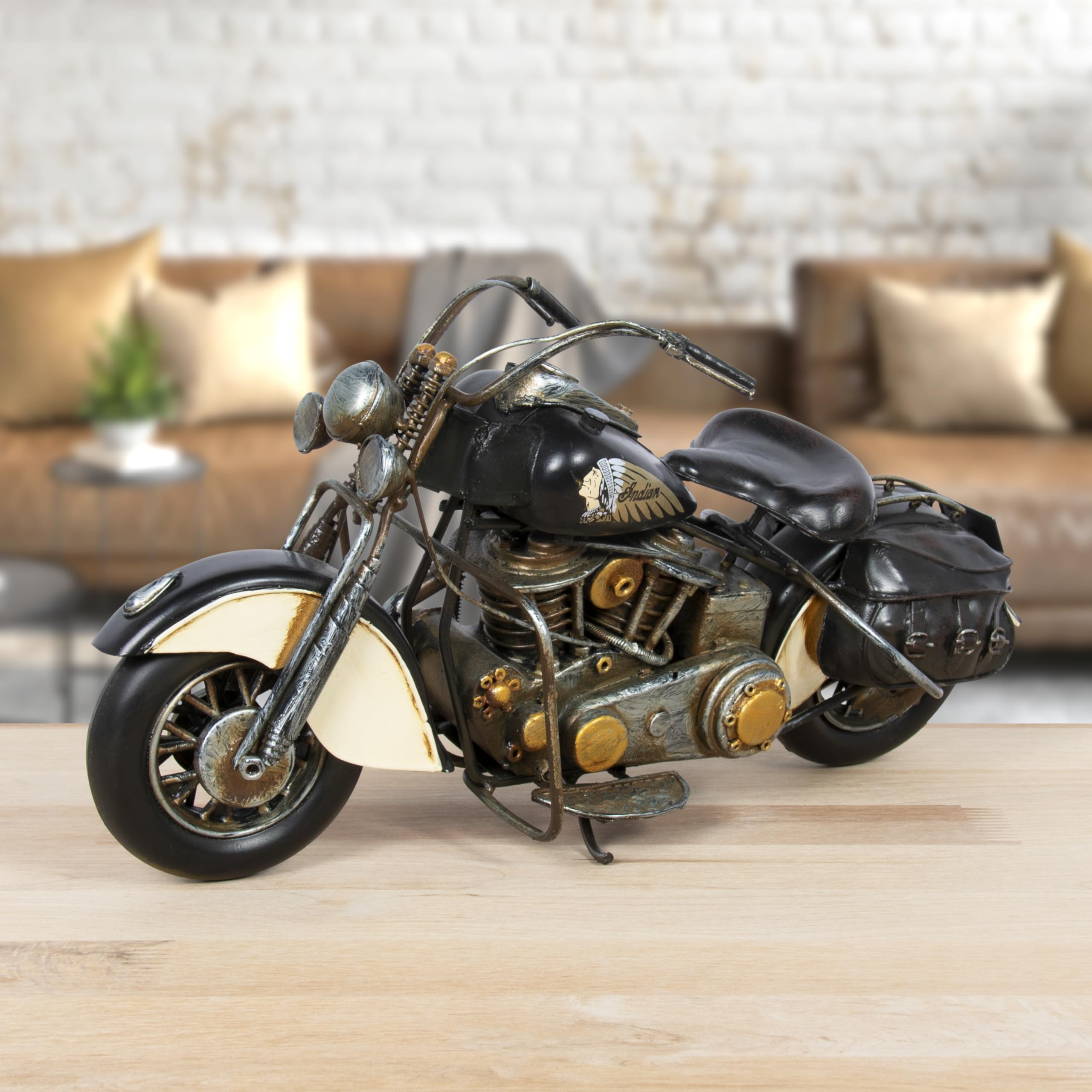 Lesser & Pavey - Motocicleta de Chef Indio (36 cm)