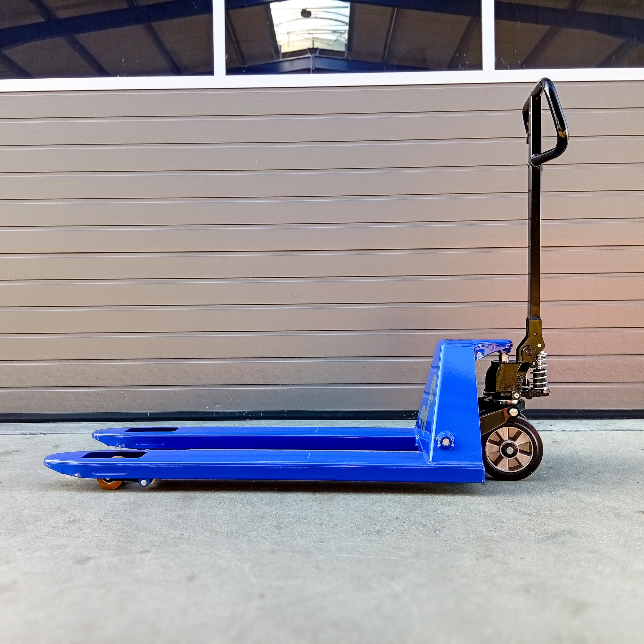 MF Gabelstapler GS25EVO Hubwagen Handgabelhubwagen 2500 kg – Palettenhubwagen, 1150 mm Gabellänge, 525 mm Gabelbreite, Gummi-Lenkrollen, PU-Lastrollen, Made in Italy