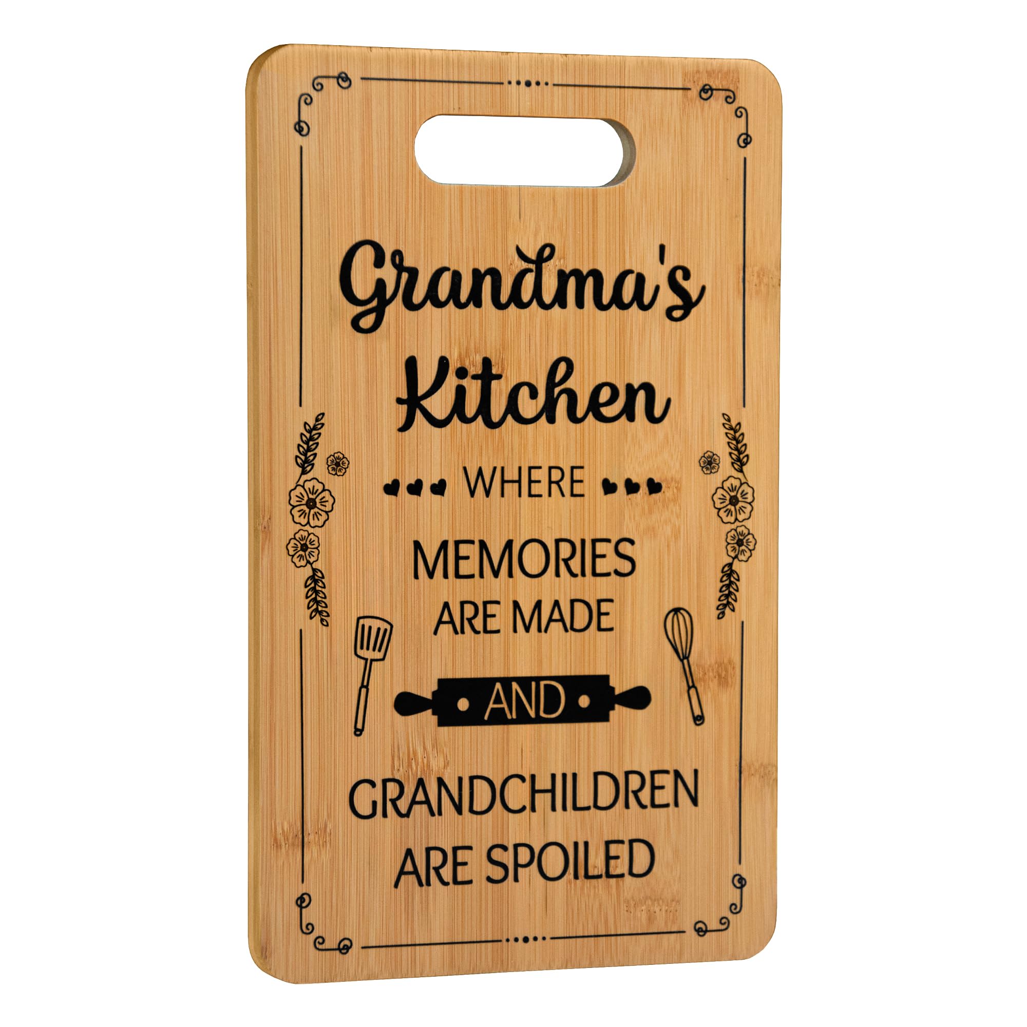 Nana Birthday Gifts for Grandma: Birthday Gifts from Granddaughter Grandchildren Grandson Grandkids - Personalized Cutting Board Birthday Gifts Ideas for Grandmother
