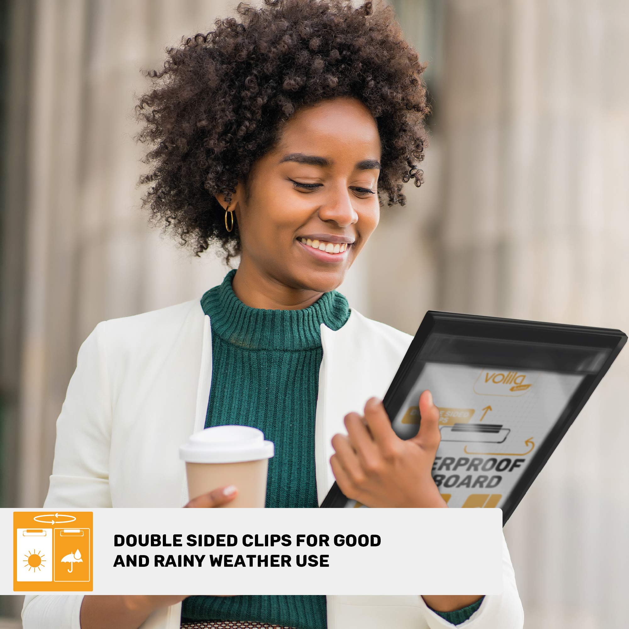 Waterproof Clipboard (A4 Portrait) to Protect Papers, Maps, Documents