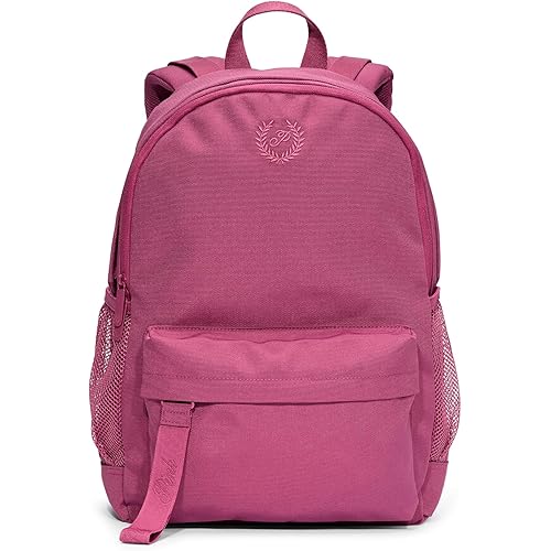 Victoria's Secret Women's Classic Canvas Backpack, Backpack for women, Red Violet, O/S