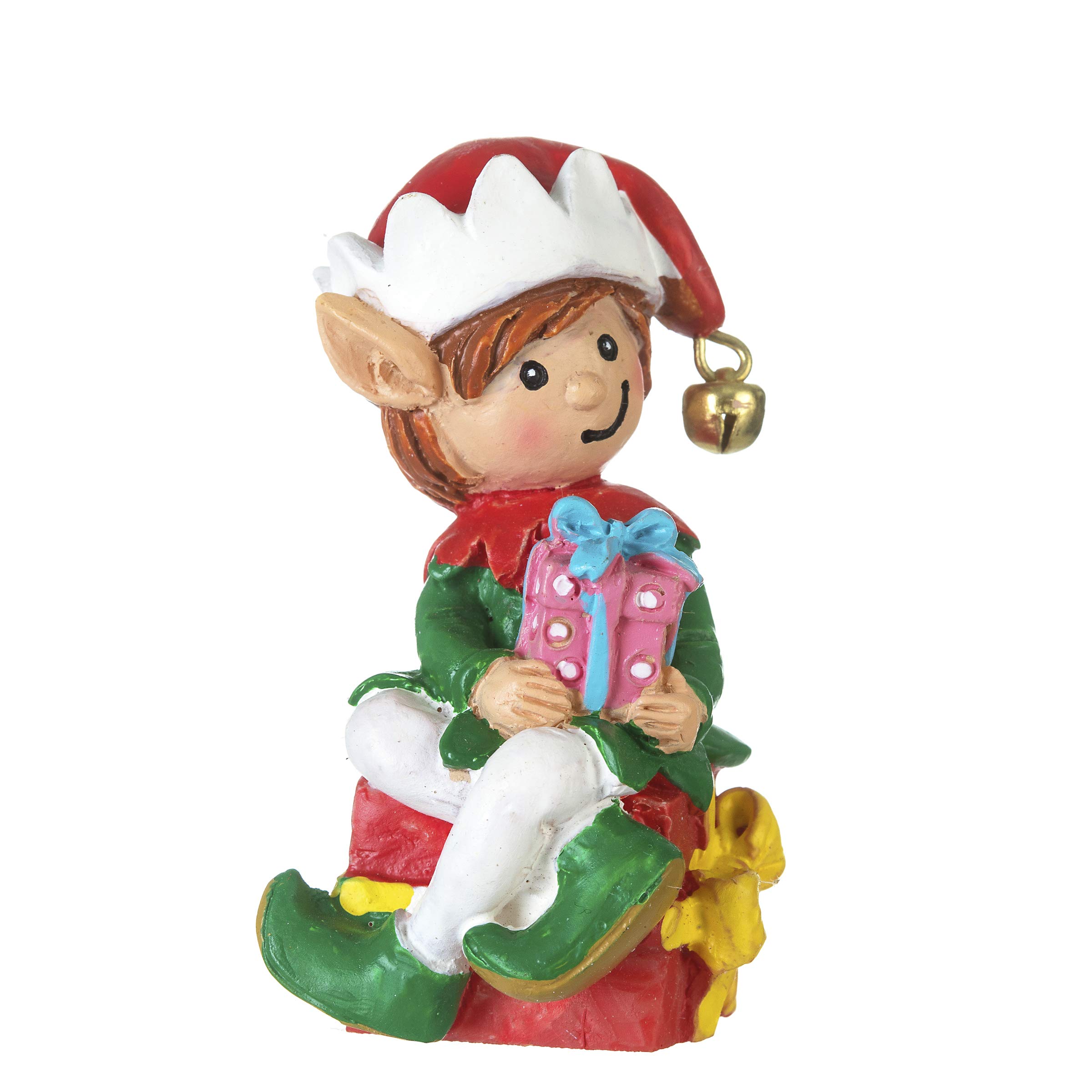 Mini Elfe de Noël avec Cadeaux Darice idée cadeau invités de table