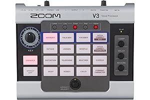 Zoom V3 Vocal Effects Pedal: Transform Your Vocal Performances