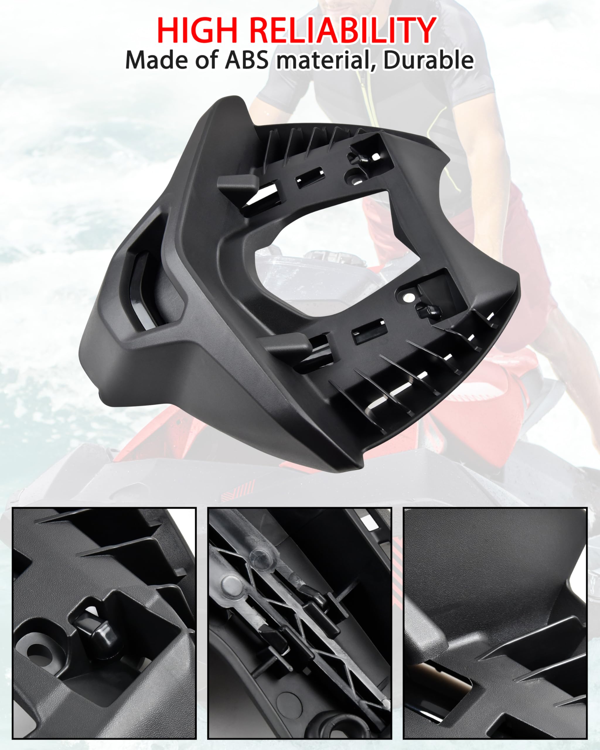 SAUTVS Przenośny system audio do Sea-Doo Spark, przenośny zestaw instalacyjny do akcesoriów Sea-Doo Spark (zamiennik #295101051)