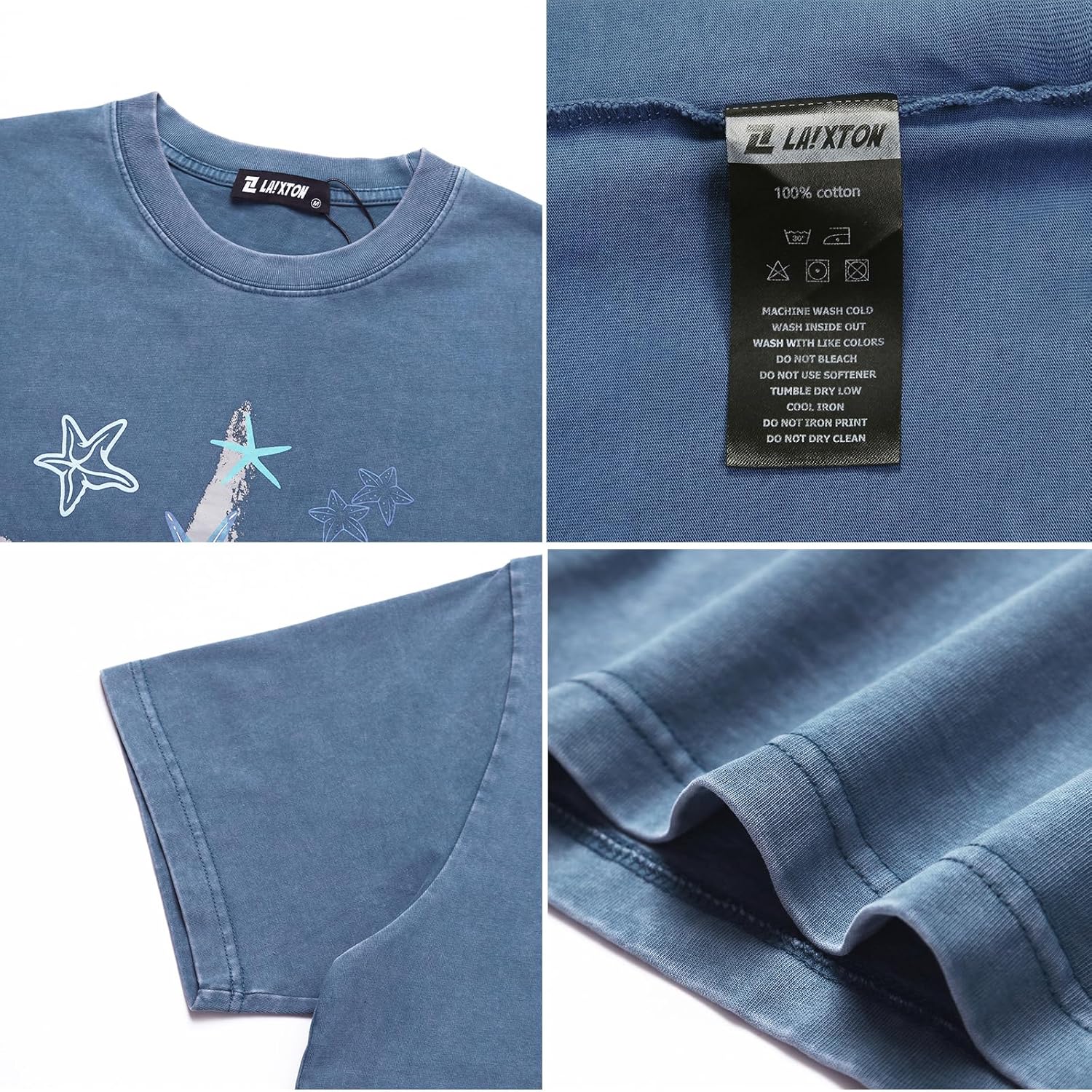 Men's Graphic Tees Shirts Unisex Cotton Vintage T-Shirt Summer Oversized Tee Streetwear Aesthetic Casual Top - Image 6