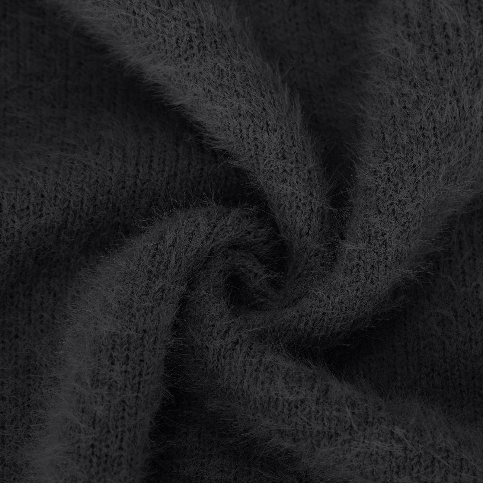 Damenkleid langärmelig lässig Schwarz L Herbst Winter