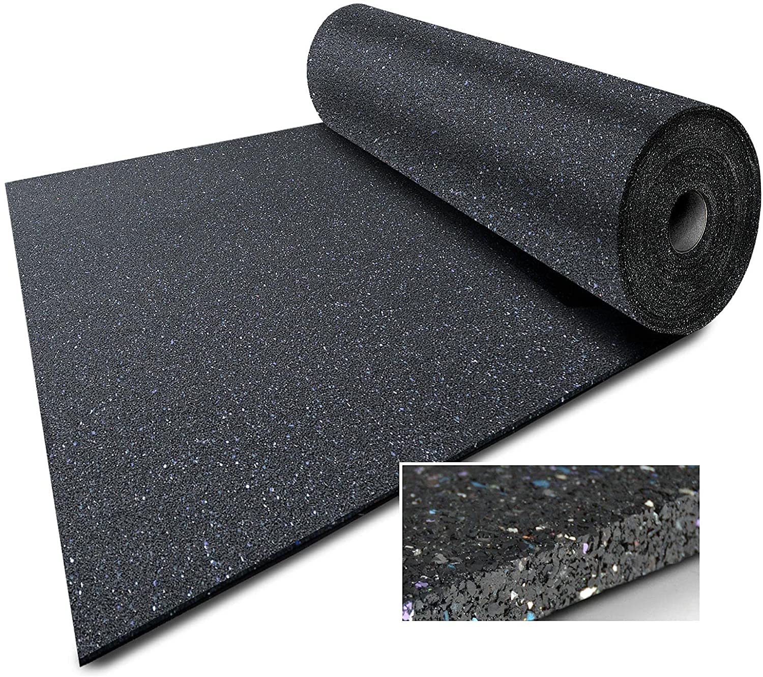 Esterilla de granular de goma, suelo de establo, fácil de colocar y tumbar antideslizante, alivio de articulaciones y buen agarre (grosor: 1,0 cm, 350 x 125 cm)
