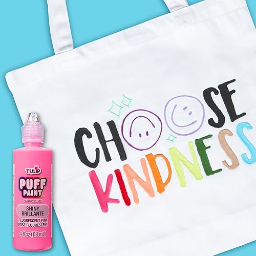 Miniatura 284 de Tulip pintura en relieve para tela 4 onzas Morado brillante