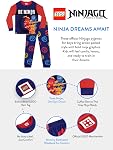 LEGO Ninjago Boys Pajamas, Long Sleeve Boys Pjs, Ninja Pajamas for Kids, Ninja Pajama Set