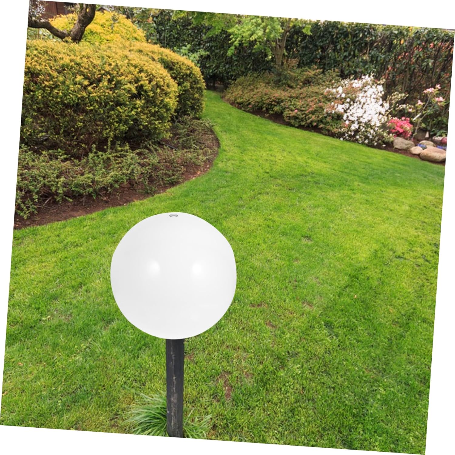 Amosfun Acrylic Milk White Globe Lamp Shade Dust Cover for Outdoor Wall Pole Lamps Accessory for Table Floor Pendant Lighting