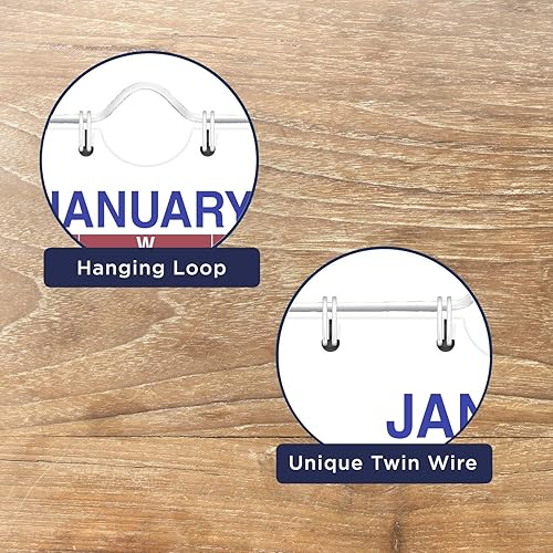 Miniatura 6 de AT-A-GLANCE - Calendario de pared 2022, 12 x 27 pulgadas, grande, Move-A-Page, tres meses (PMLF1128)