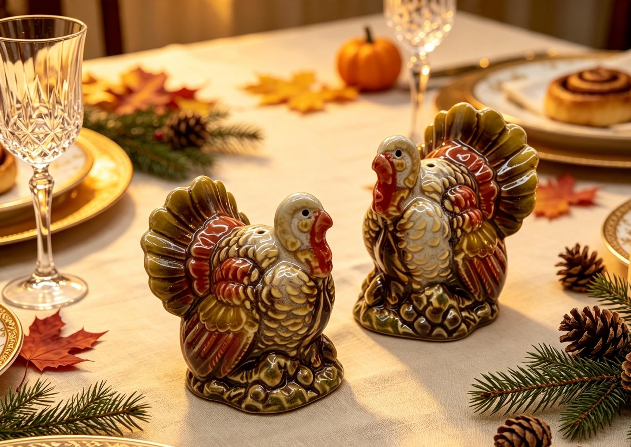 Set di 2 contenitori per sale e pepe in ceramica Turchia | Set di contenitori per sale e pepe