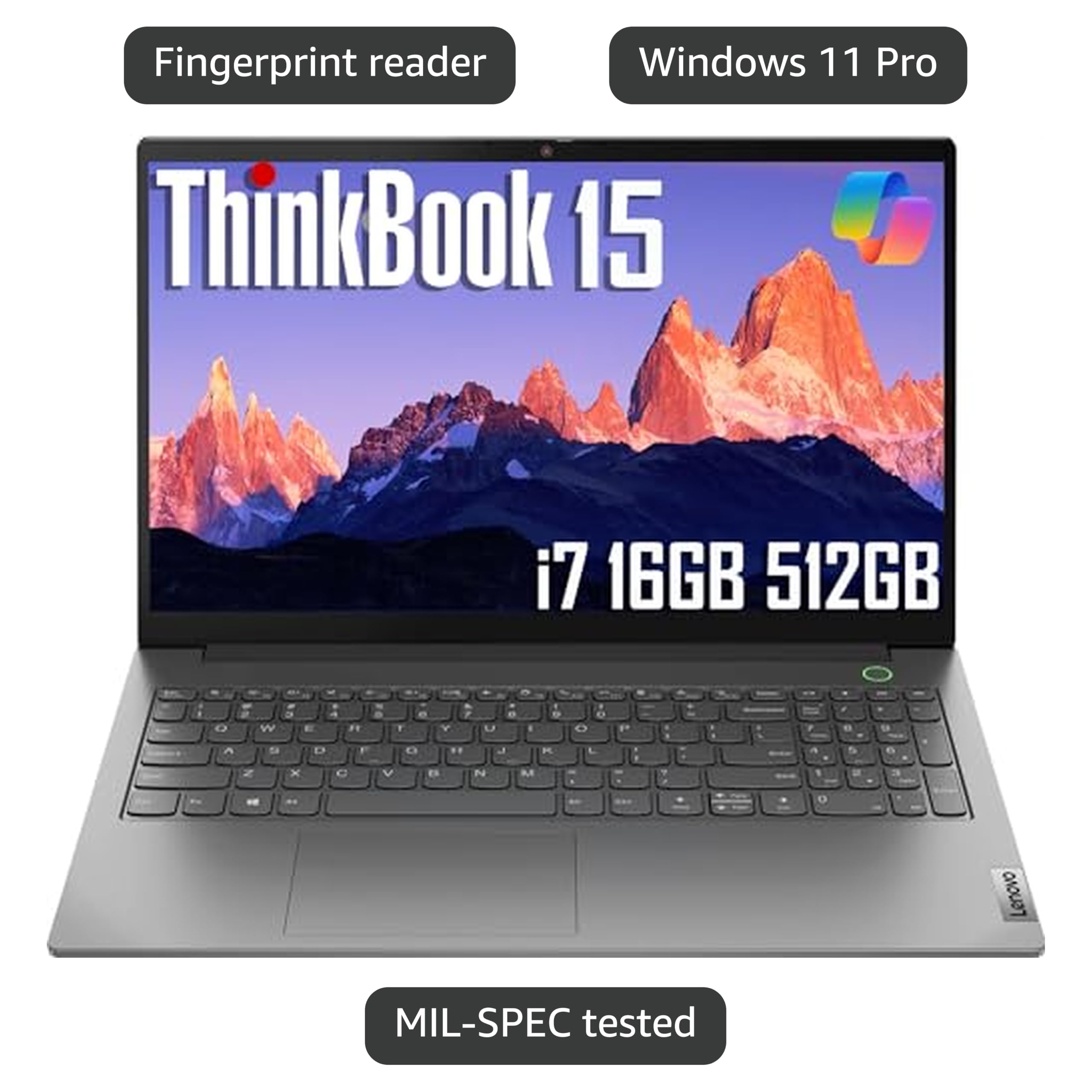 Amazon.com: Lenovo ThinkBook 15 Gen 4 Business Laptop (15.6