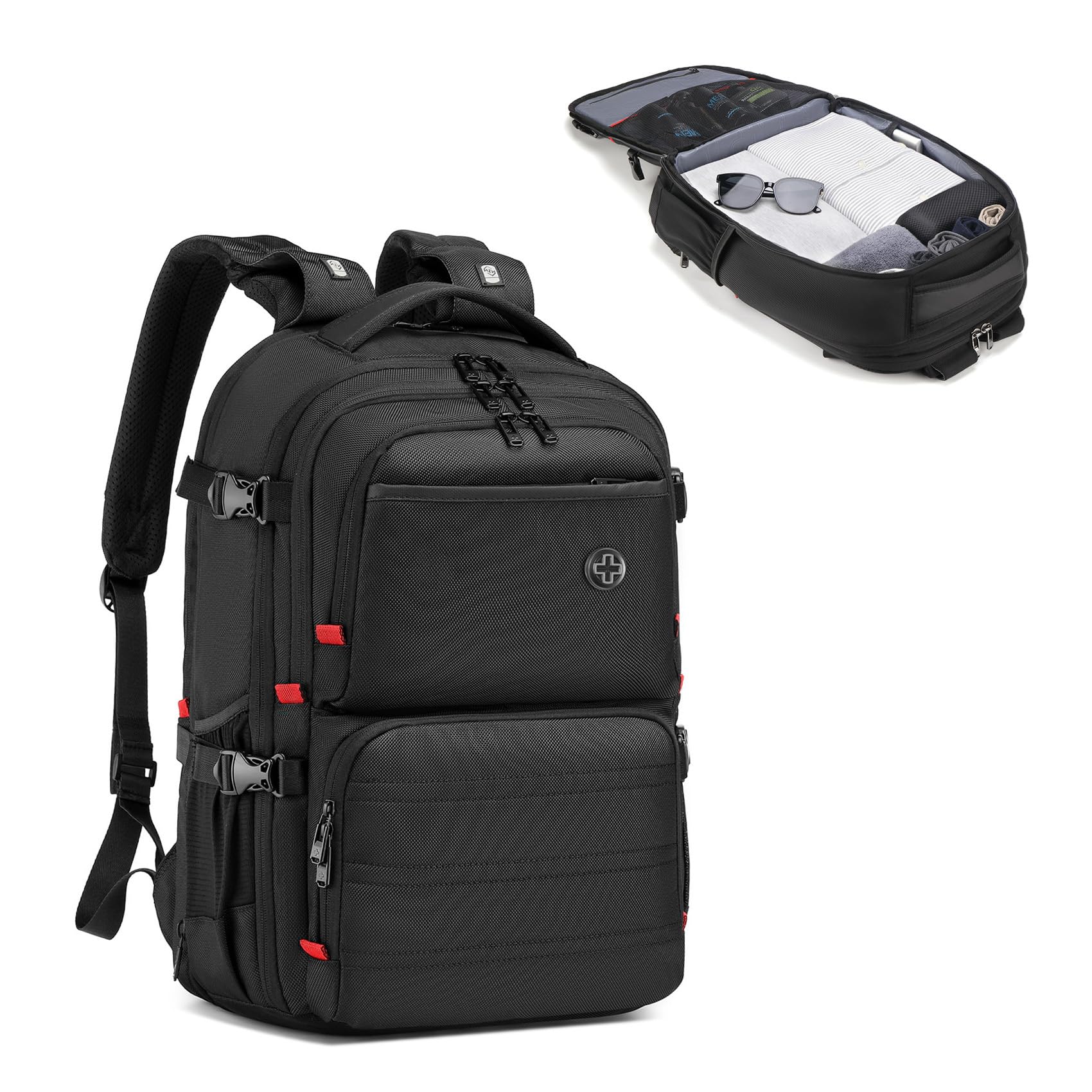 Travel Carry On Backpack, 40L Expandable Large Laptop Backpack