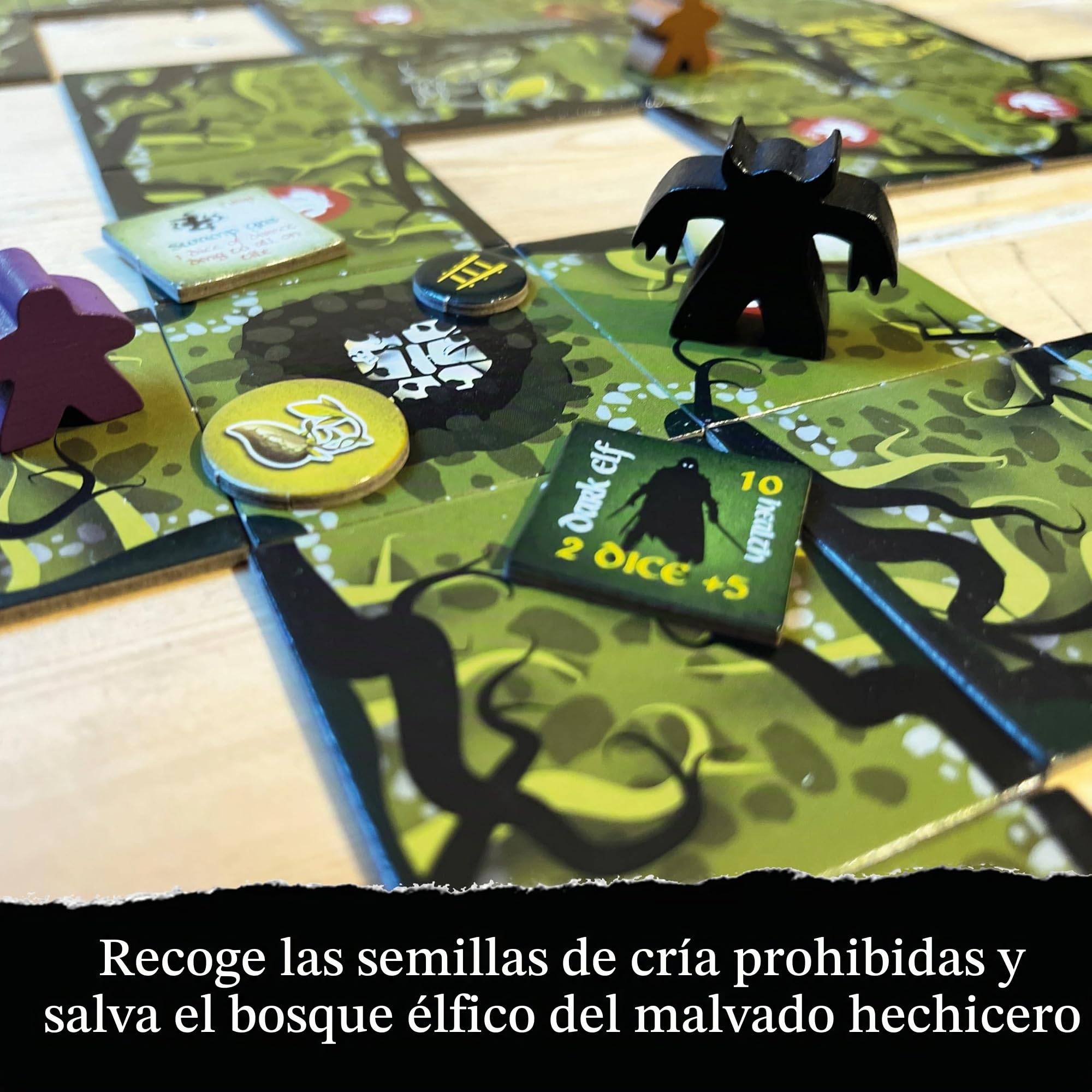 Bag of Dungeon 2: The Cursed Forest | Fantasy Adventure Board Game – Standalone or Expansion | Portable Dungeon Crawler RPG | 1–4 Players | Ages 7+ | Family & Solo Play | Dragon-Themed Tile Game