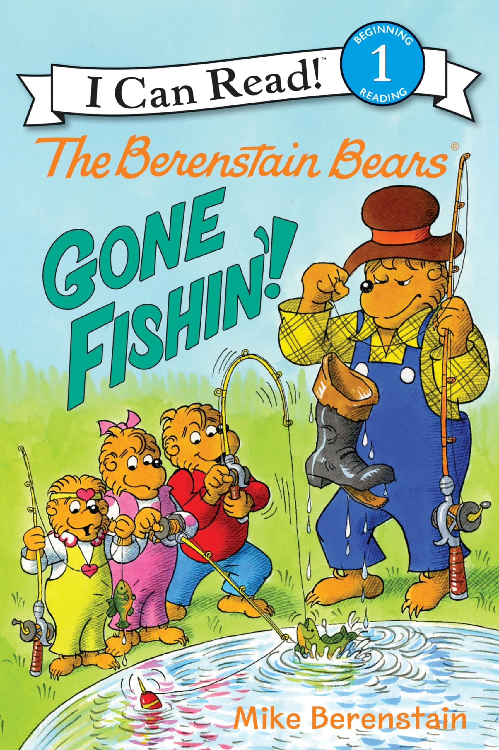The Berenstain Bears: Gone Fishin'!: A Fun Animal Story for Children (Ages 4-8) (I Can Read Level 1)