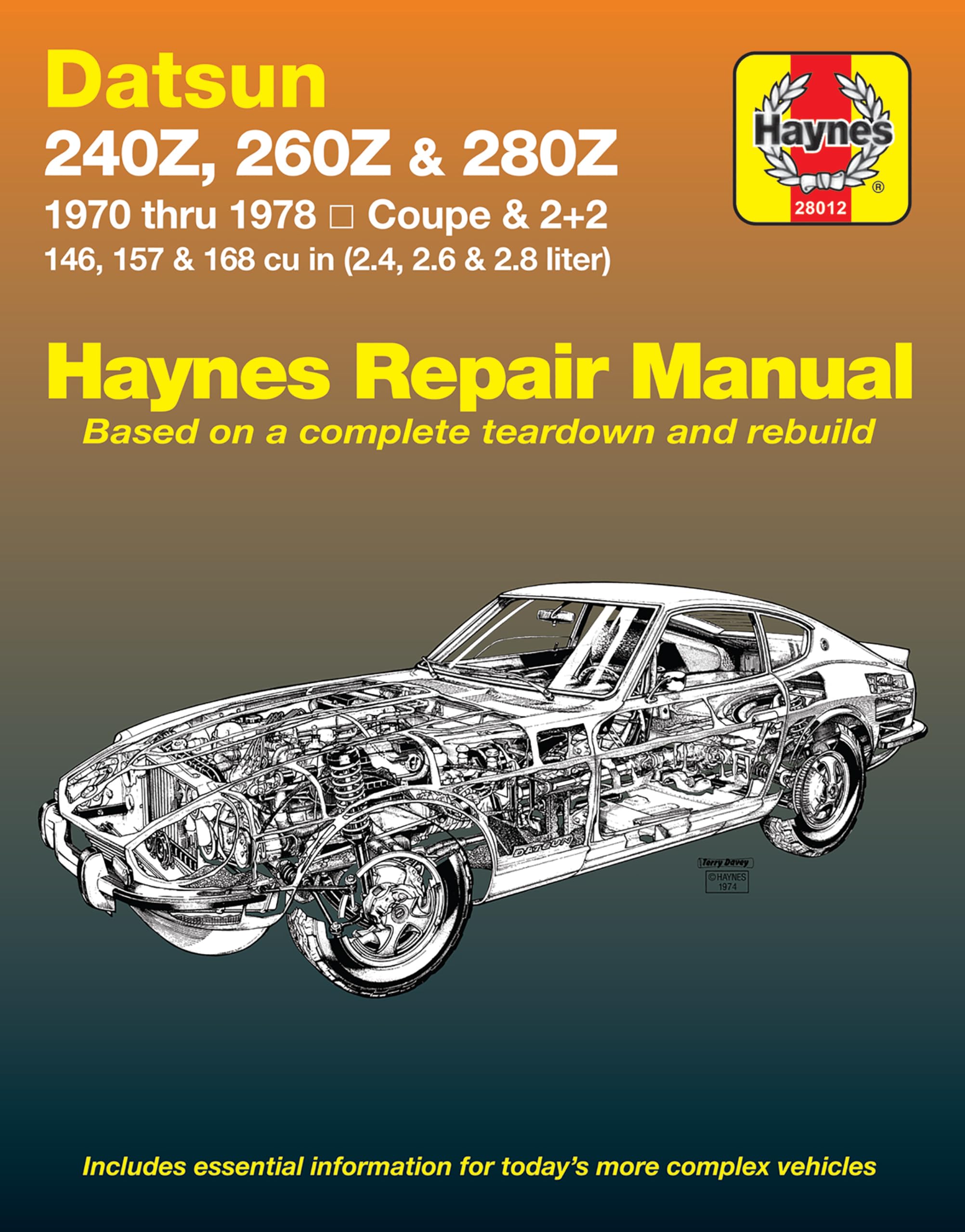 Datsun 240Z (1970-1973), 260Z (1974-1975) & 280Z (1976-1978) Haynes Repair Manual (USA)